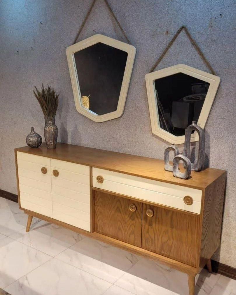 کنسول میز تلویزیون جاکفشی جلومبل عسلی|بوفه، ویترین، کنسول|اردبیل, |دیوار