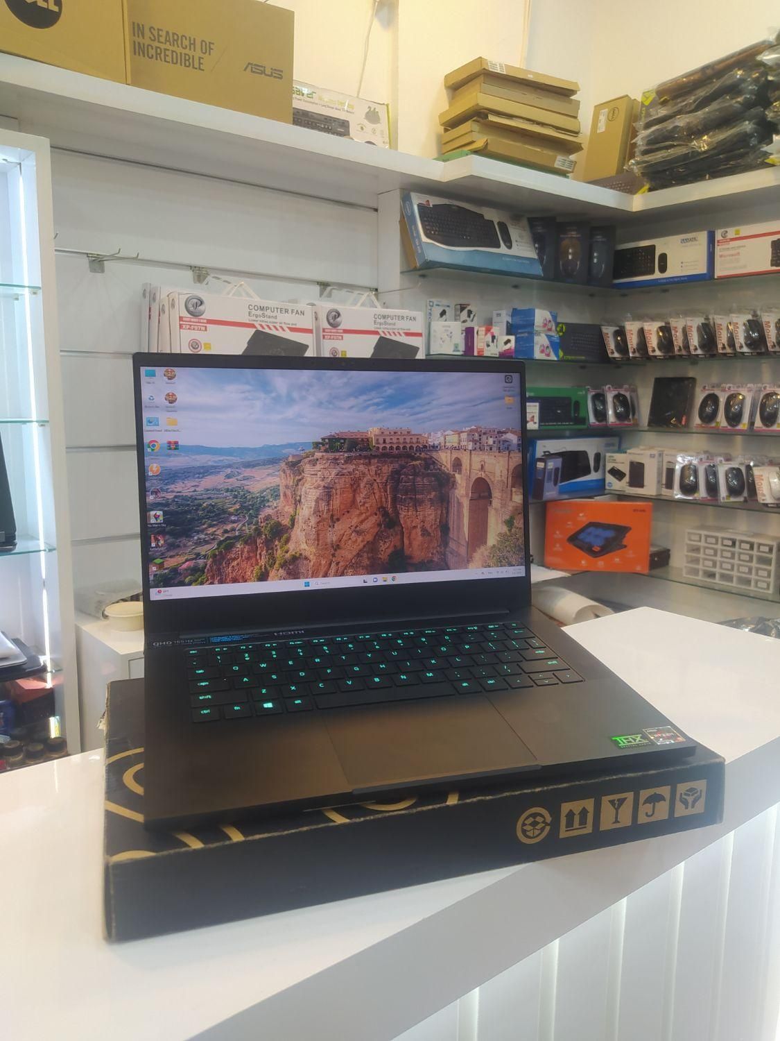 لپ تاپ گیمینگ razer/3080ti/اوپن باکس/طرح اقساط|رایانه همراه|تهران, چیتگر|دیوار