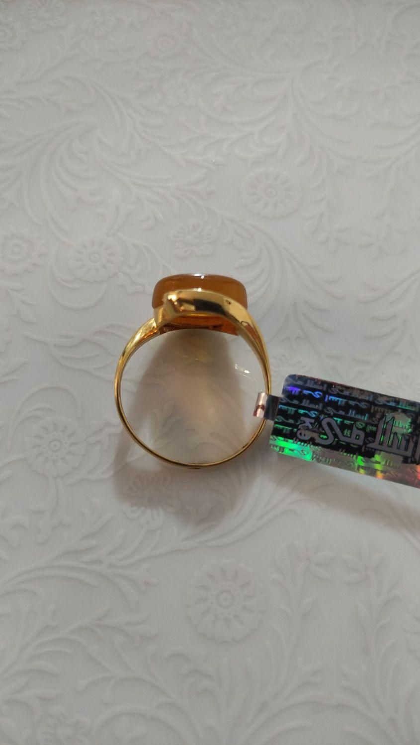 انگشتر طلای عقیق زرد|جواهرات|شیراز, شاهچراغ|دیوار