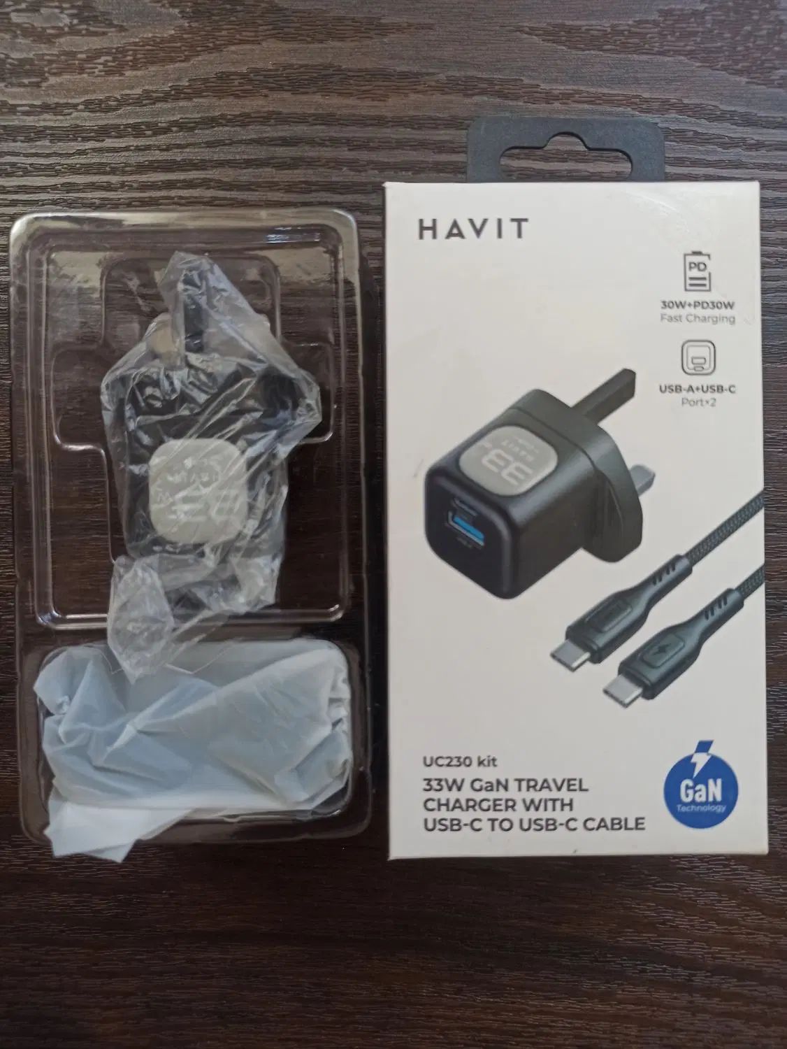شارژر هویت ۳۳وات همراه کابل havit|لوازم جانبی موبایل و تبلت|تهران, میدان ولیعصر|دیوار