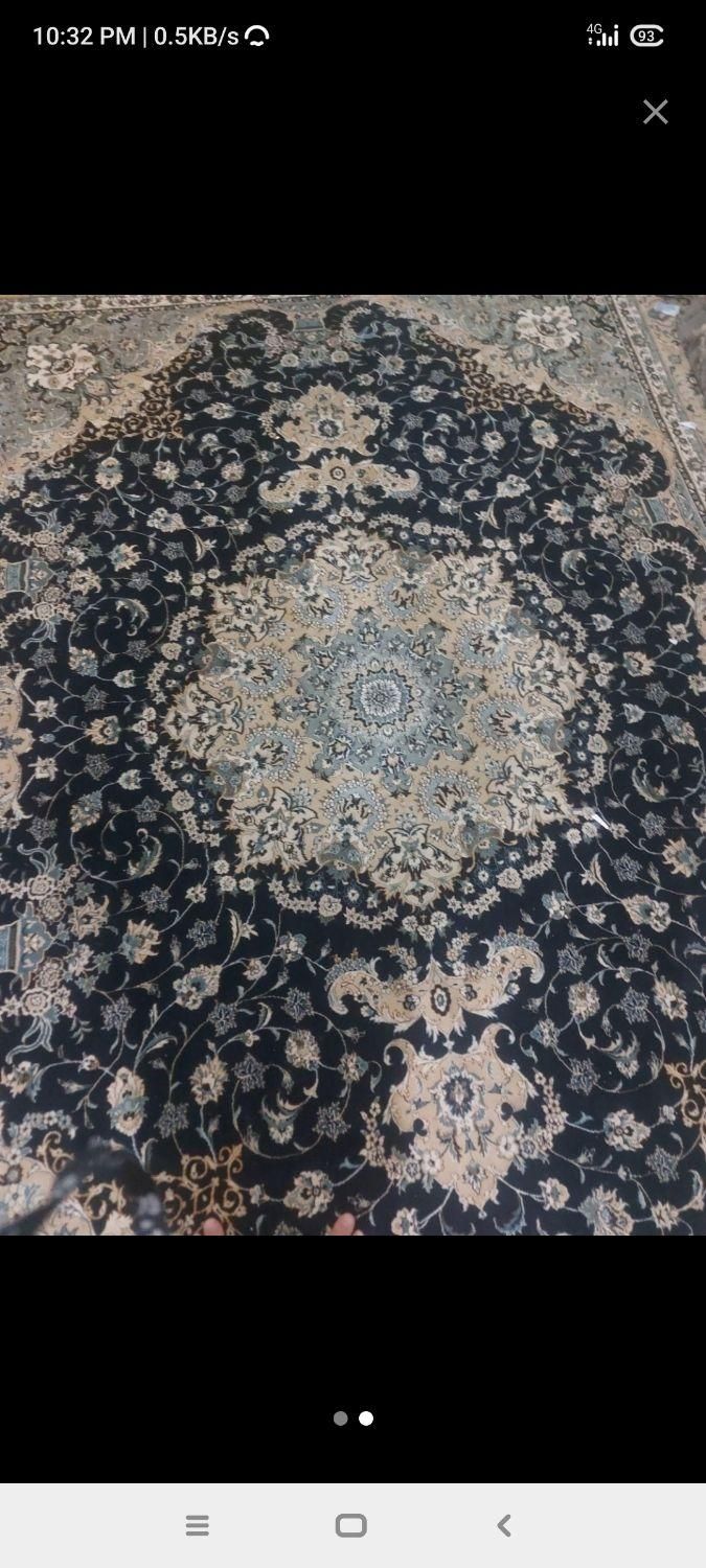 فرش۱۲ متری رنگ سورمه ای|فرش|شیراز, پودنک|دیوار