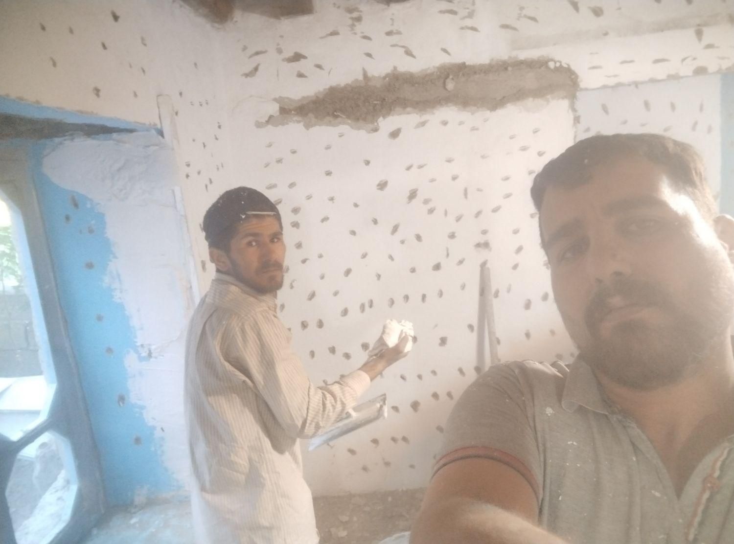 گچکاری لوله کشی برق نصب شیرآلات گچکاری باز سازی|خدمات پیشه و مهارت|پردیس, فاز ۴|دیوار