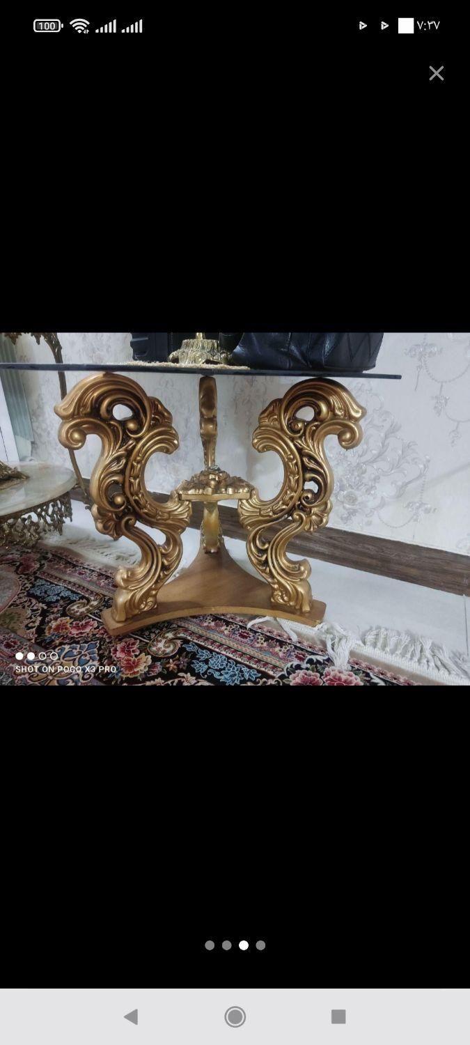 دوعدد میز عسلی و ی عدد جلو مبلی|مبلمان خانگی و میز عسلی|تهران, علی‌آباد|دیوار