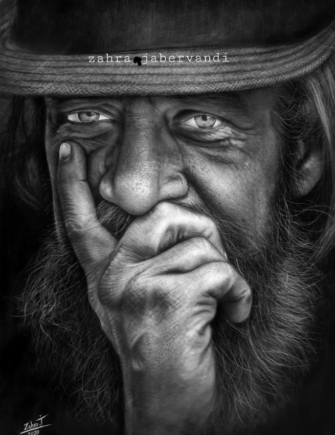 آموزش طراحی سیاه قلم مدادرنگی رنگ روغن هایپررئال|خدمات آموزشی|اراک, |دیوار