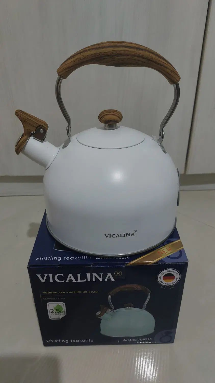 کتری استیل خارجی از برندvicalina نو|قوری، کتری، قهوه‌ساز دستی|اصفهان, کشاورزی|دیوار