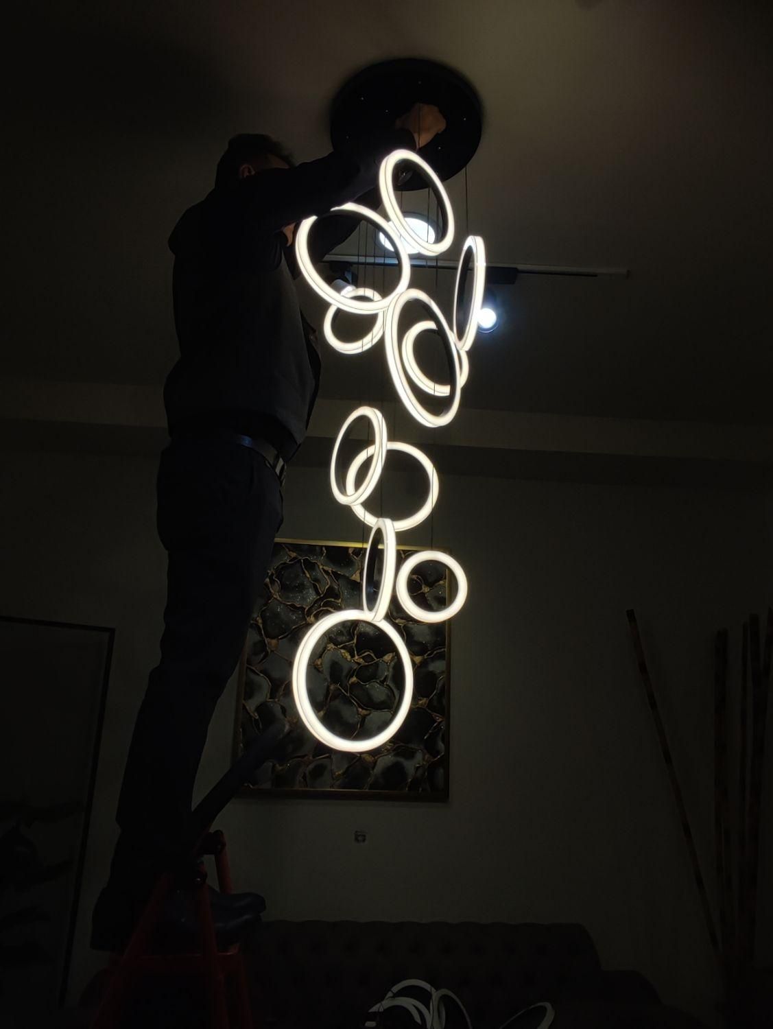 لوستر مدل کهکشانی|لوستر و چراغ آویز|کرج, گوهردشت|دیوار