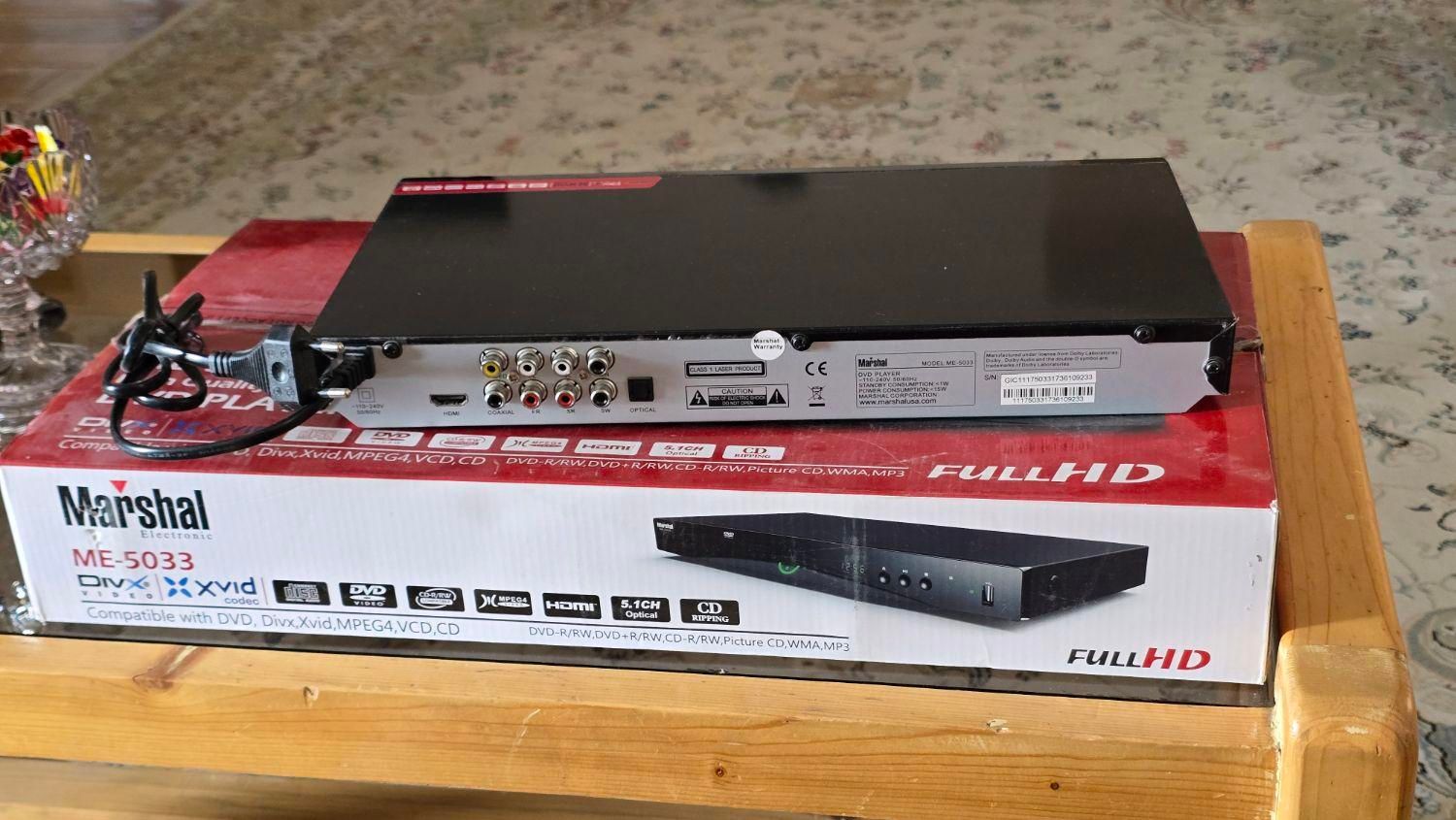 dvd player (دی وی دی پلیر) مارشال me-5033|پخش‌کننده DVD و ویدیو|تهران, شاهین|دیوار