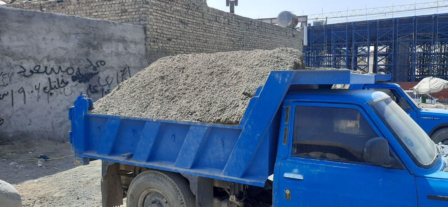 حمل شن ماسه ونخاله نخودی بادامی مخلوط بلوک|خدمات حمل و نقل|زاهدان, |دیوار