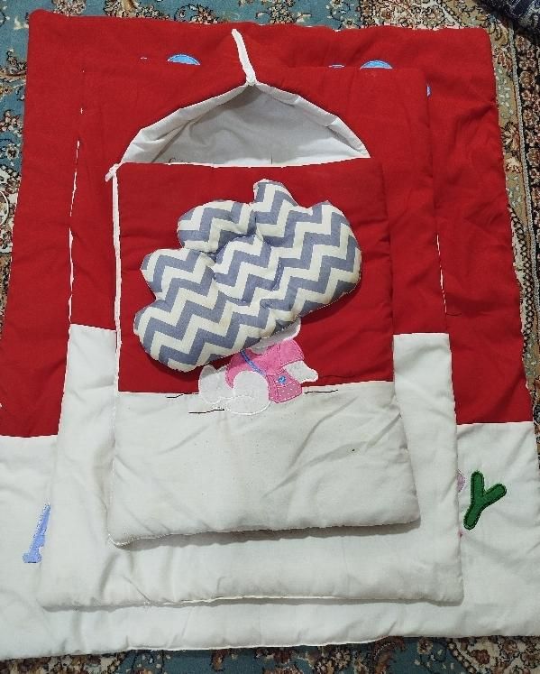 کیسه خواب بالشت شیردهی و دوعددلحاف کودک|رختخواب، بالش، پتو|ساری, |دیوار