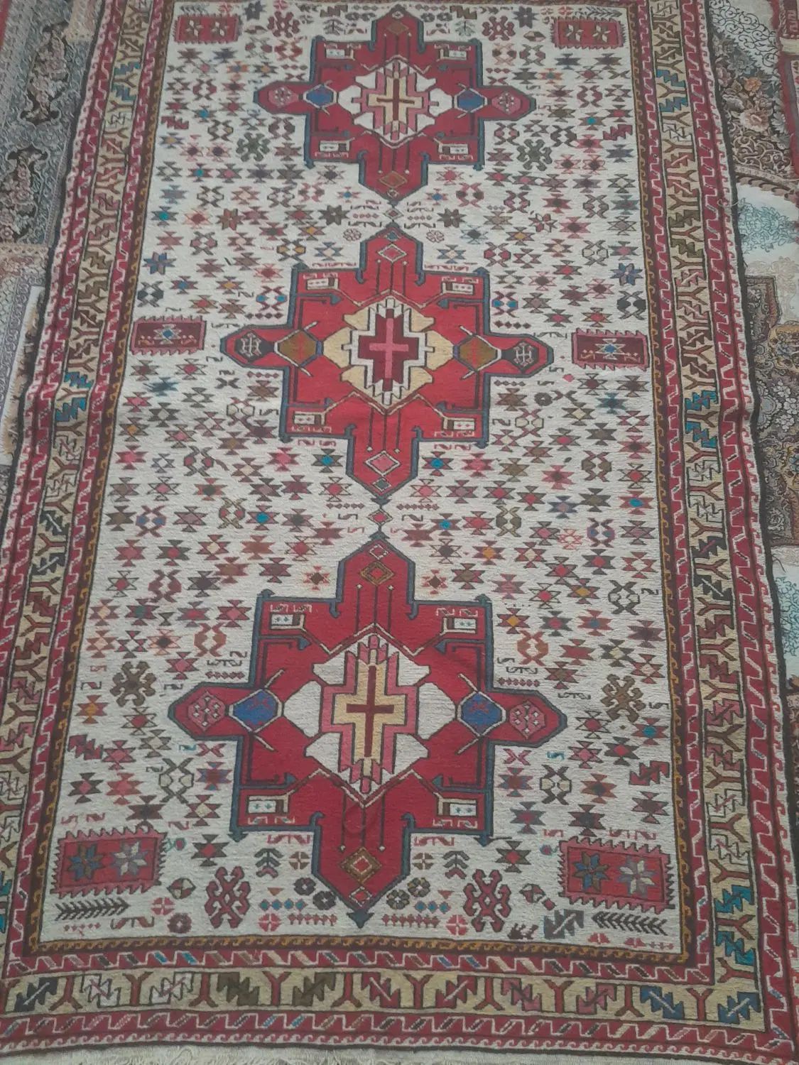 ورنی دستباف عشایر|گلیم، جاجیم، گبه|تبریز, |دیوار