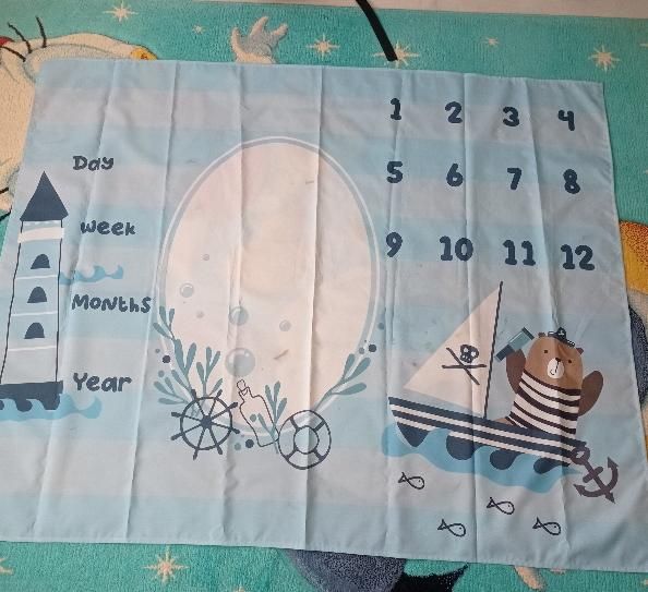 پارچه ماه‌گرد تا یک سالگی|اسباب و اثاث بچه|هشتگرد, فاز ۱ مهستان|دیوار