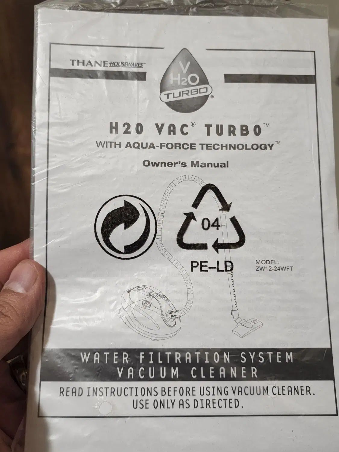 جارو برقی h20 vac turbo|جاروبرقی، جارو شارژی، بخارشو|تهران, گلستان (شهرک راه آهن)|دیوار