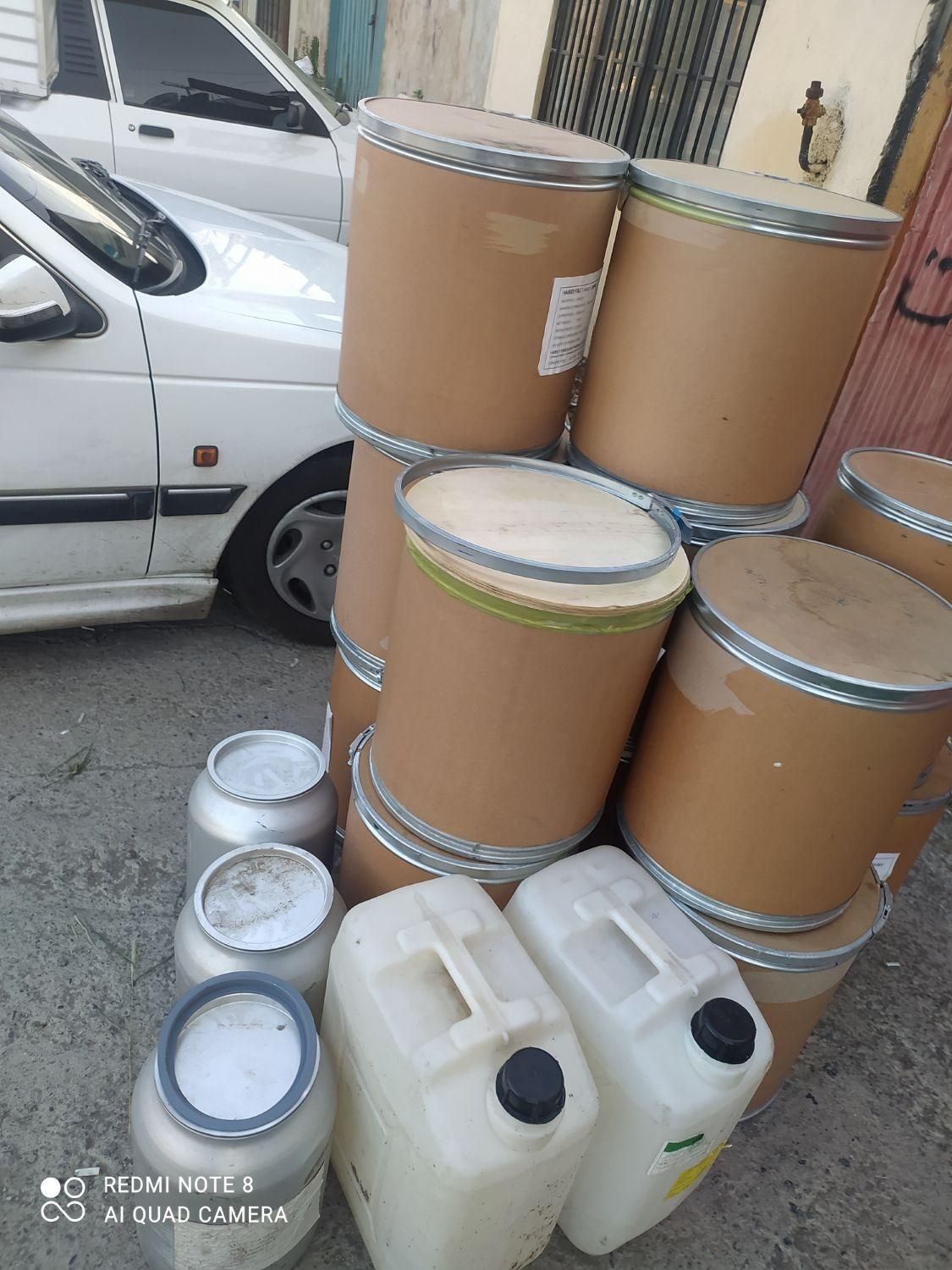 جای برنج و چای . بشکه مقوایی خارجی درب دار|ظروف نگهدارنده، پلاستیکی، یک‌بارمصرف|رشت, سلیمانداراب|دیوار