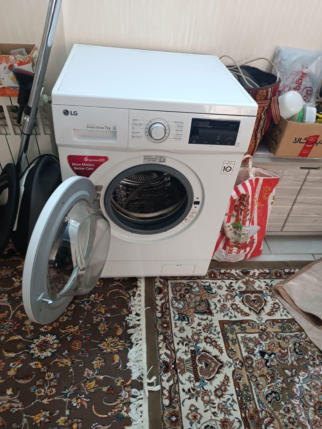 ماشین لباسشویی ال جی - LG|ماشین لباسشویی و خشک‌کن لباس|تهران, فلاح|دیوار