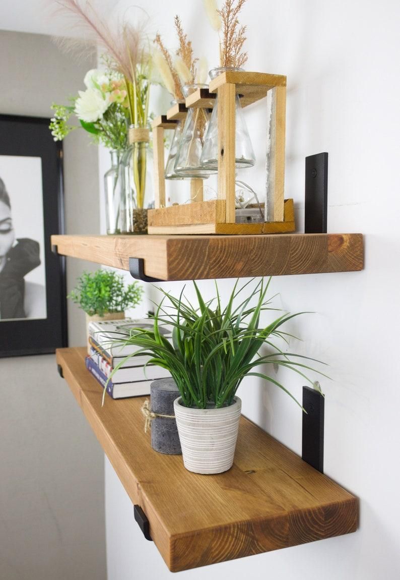 شلف دیواری چوب طبیعی مدل رویا|کتابخانه، شلف، قفسههای دیواری|تهران, صادقیه|دیوار