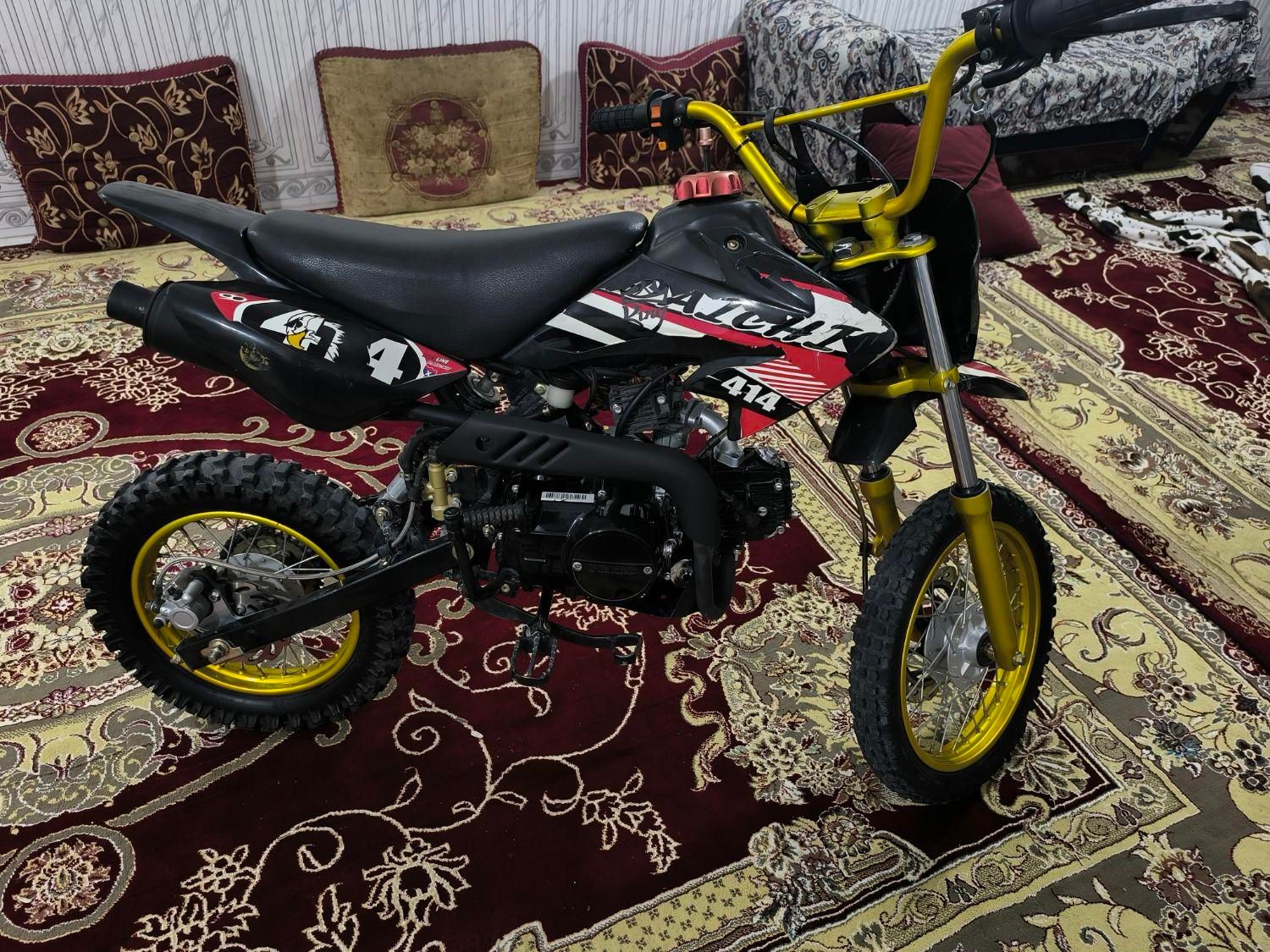 موتورسیکلت مینی کراس دایچی رینگ طلایی|موتورسیکلت|داراب, |دیوار