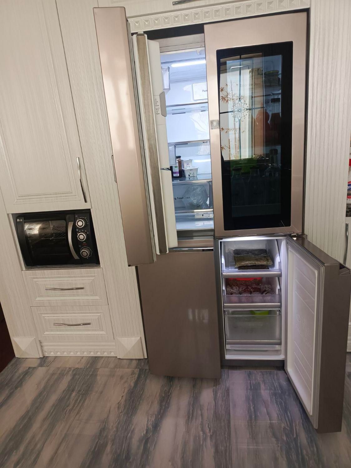 یخچال ساید الجی مدل x22و30فوت|یخچال و فریزر|هشتگرد, شهرک کوثر|دیوار