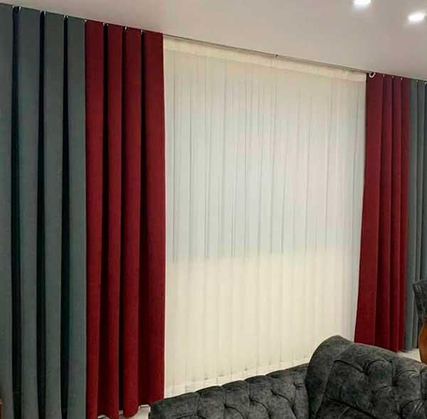 پرده جنس خوب و با کیفیت همراه با لوازم|پرده، رانر، رومیزی|اهواز, شریعتی جنوبی|دیوار