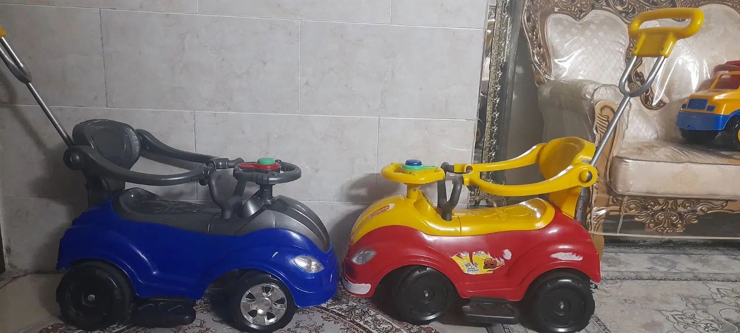 ماشین دوچرخه ای درحد نو در ورنگ شاد سالم وتمیز|اسباب‌‌بازی|تهران, یافت آباد جنوبی|دیوار