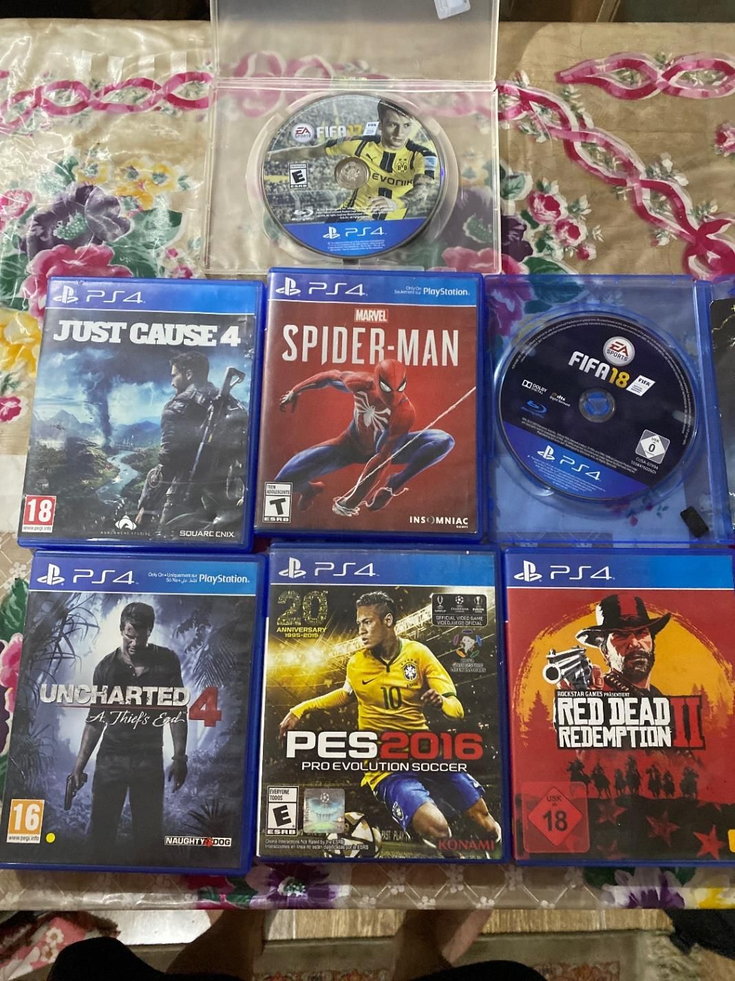 چند عنوان بازی ps4|کنسول، بازی ویدئویی و آنلاین|رشت, قاسمیه|دیوار