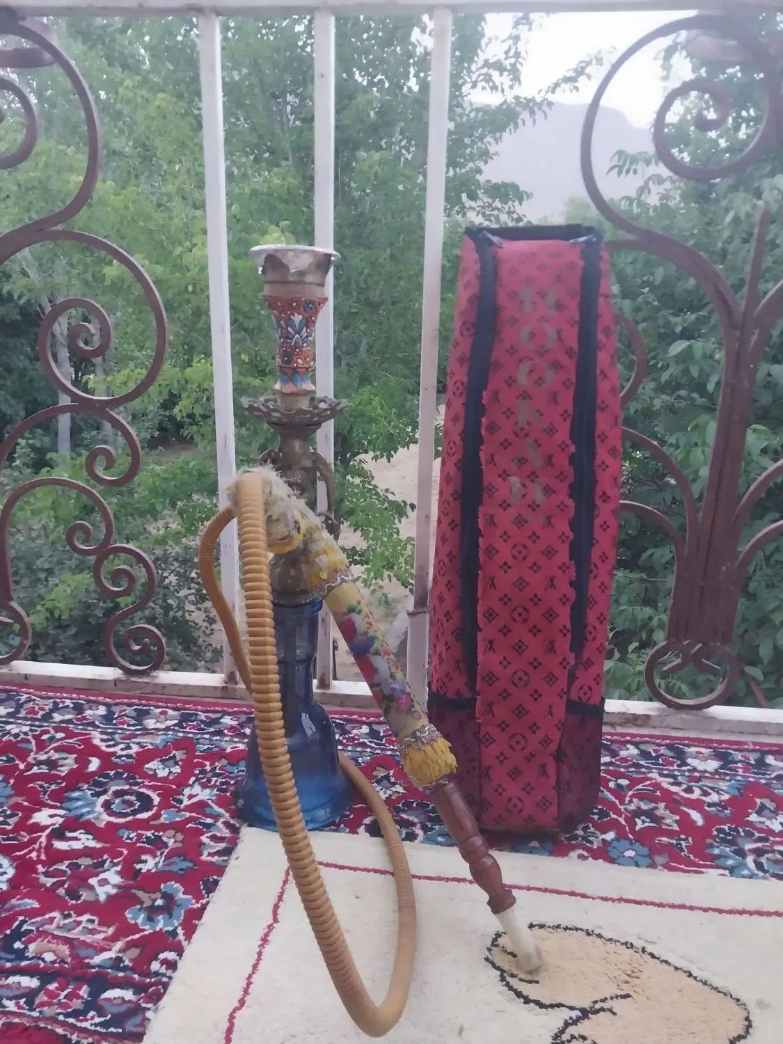 قیلون  برنجی مدل پری دریاری همراه ساک|کلکسیون و سرگرمی|تهران, هاشم‌آباد|دیوار