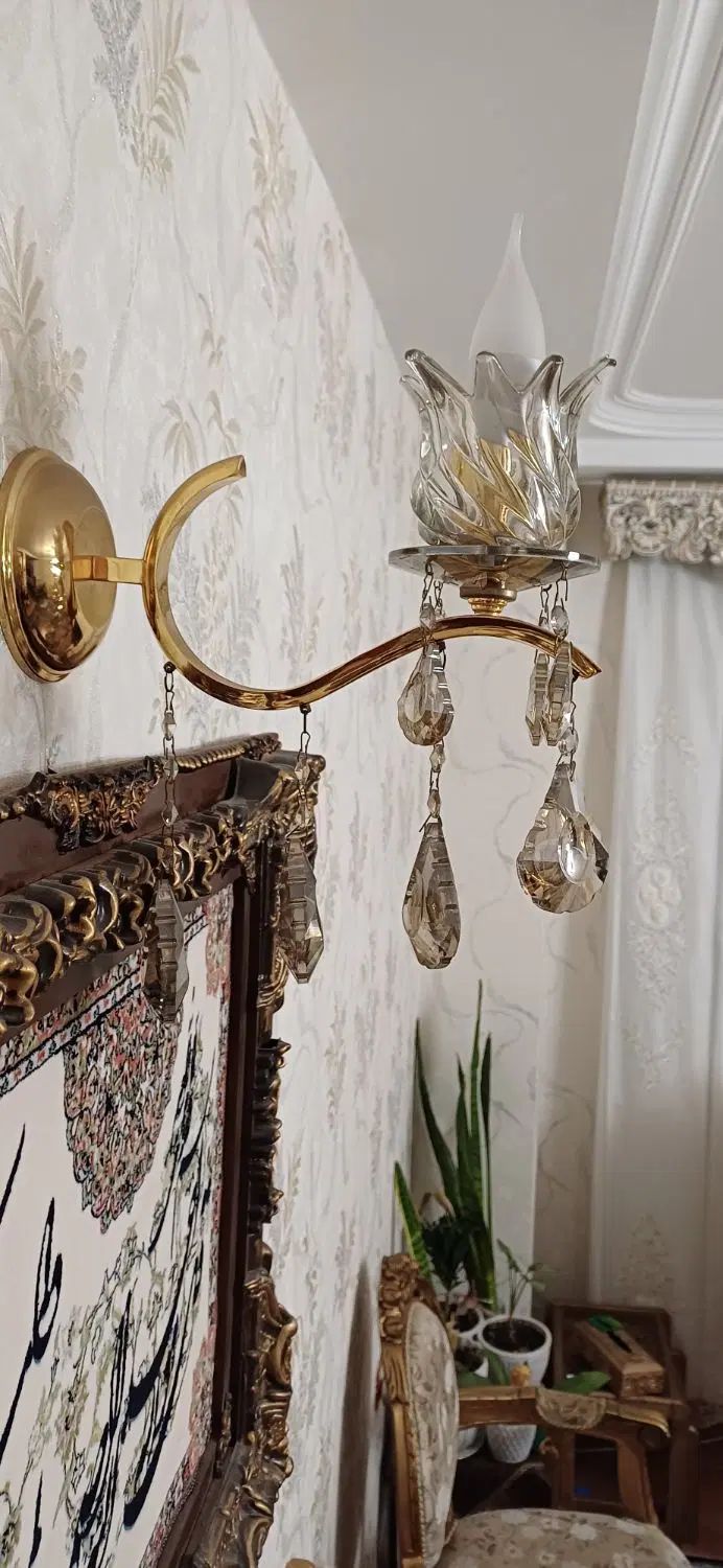 لوستر دیوار کوب|لوستر و چراغ آویز|رشت, دروازه لاکان|دیوار