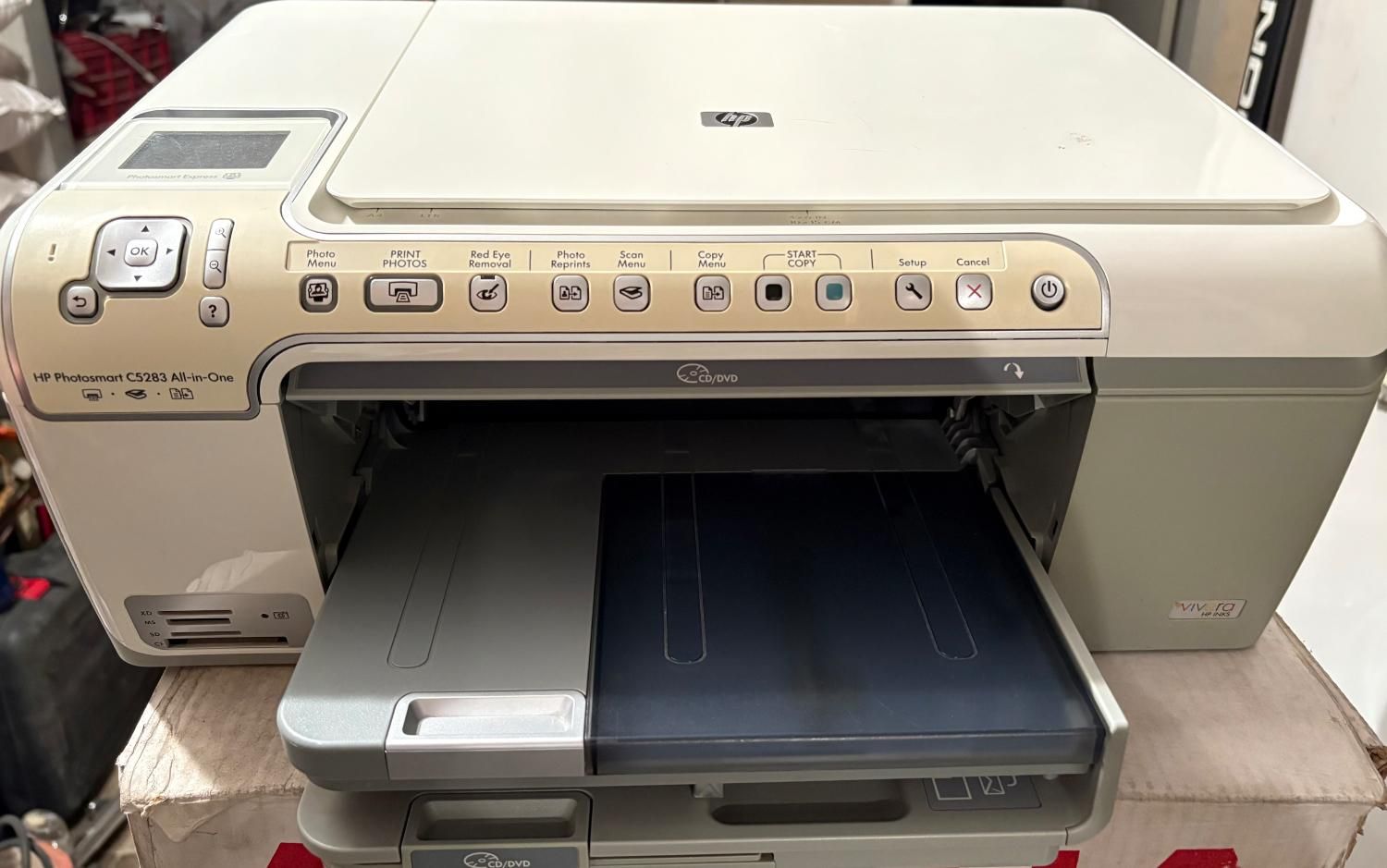 پرینتر جوهرافشان چندکاره HP PhotosmartC5283|پرینتر، اسکنر، کپی، فکس|تهران, شهرآرا|دیوار