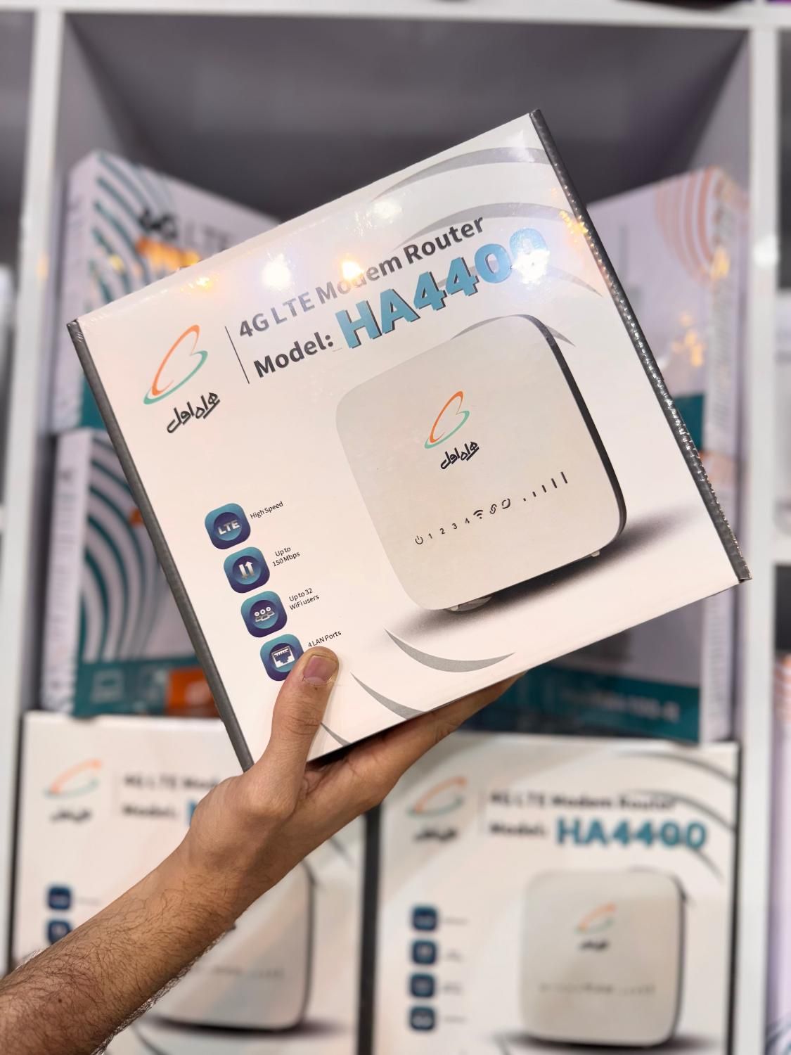 مرکز مودم TD LTE 4G همراه اول+سیمکارت و IP استاتیک|مودم و تجهیزات شبکه|اصفهان, سعادت‌آباد|دیوار