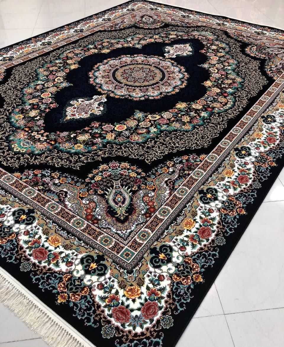 فرش الماس فیروزه ای|فرش|دهگلان, |دیوار