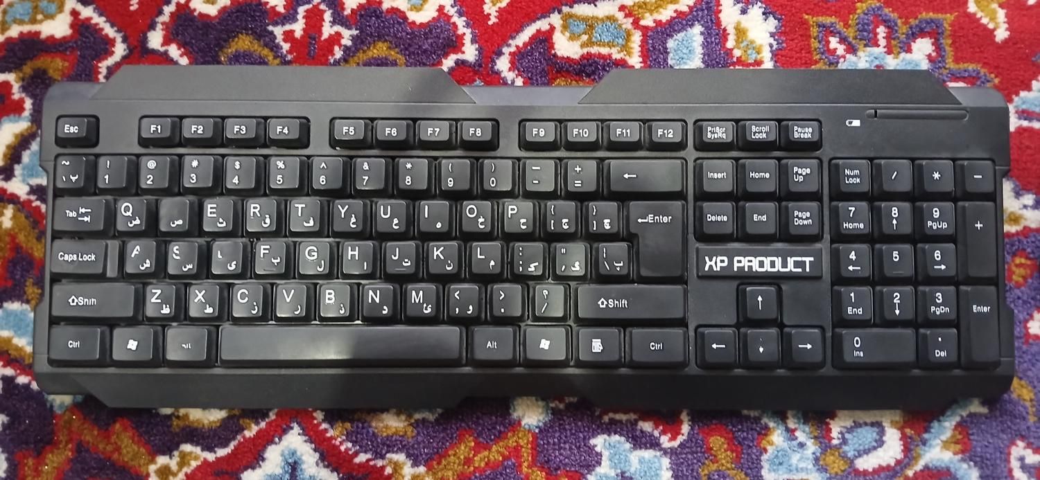 XP-W4400F بی‌سیم - کیبورد و ماوس تمیز با دانگل USB|قطعات و لوازم جانبی رایانه|نیشابور, شهرک بسیج|دیوار