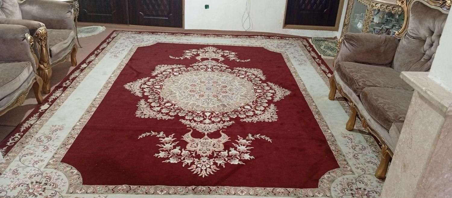دو عدد فرش ماشینی ۱۲متری|فرش|خوی, |دیوار