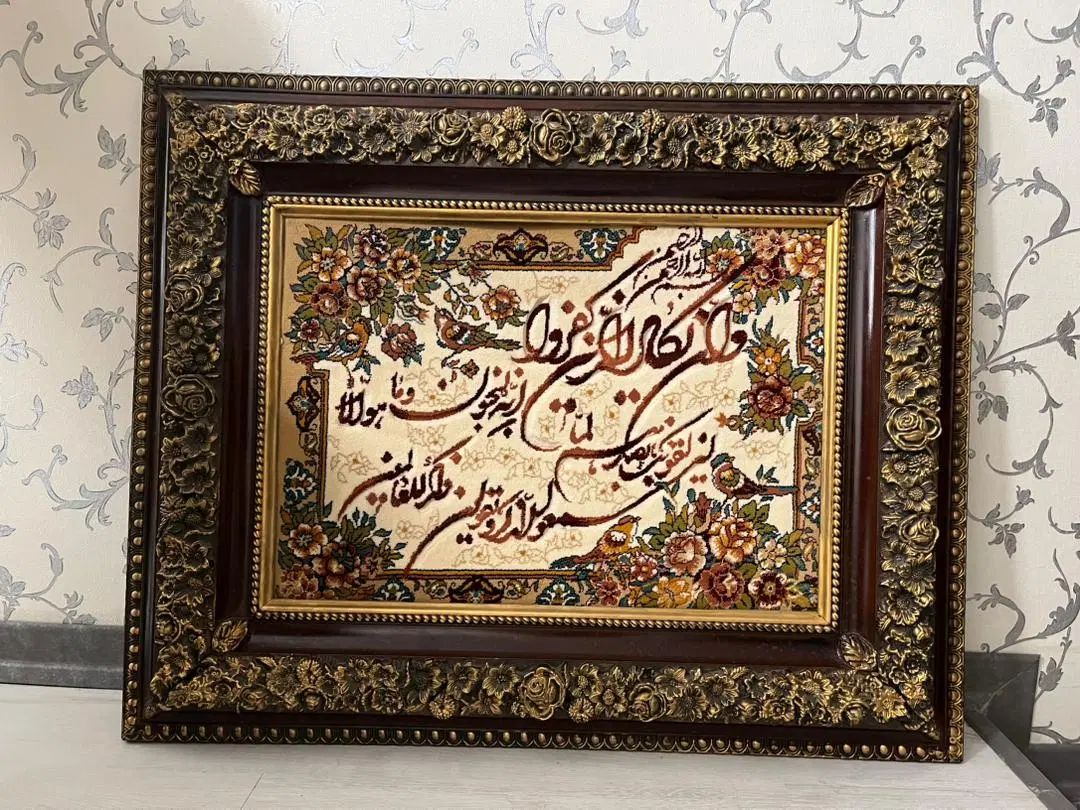 دو عدد تابلو فرش دستباف تبریز و یک تابلو ماشینی|تابلو فرش|تهران, فاطمی|دیوار
