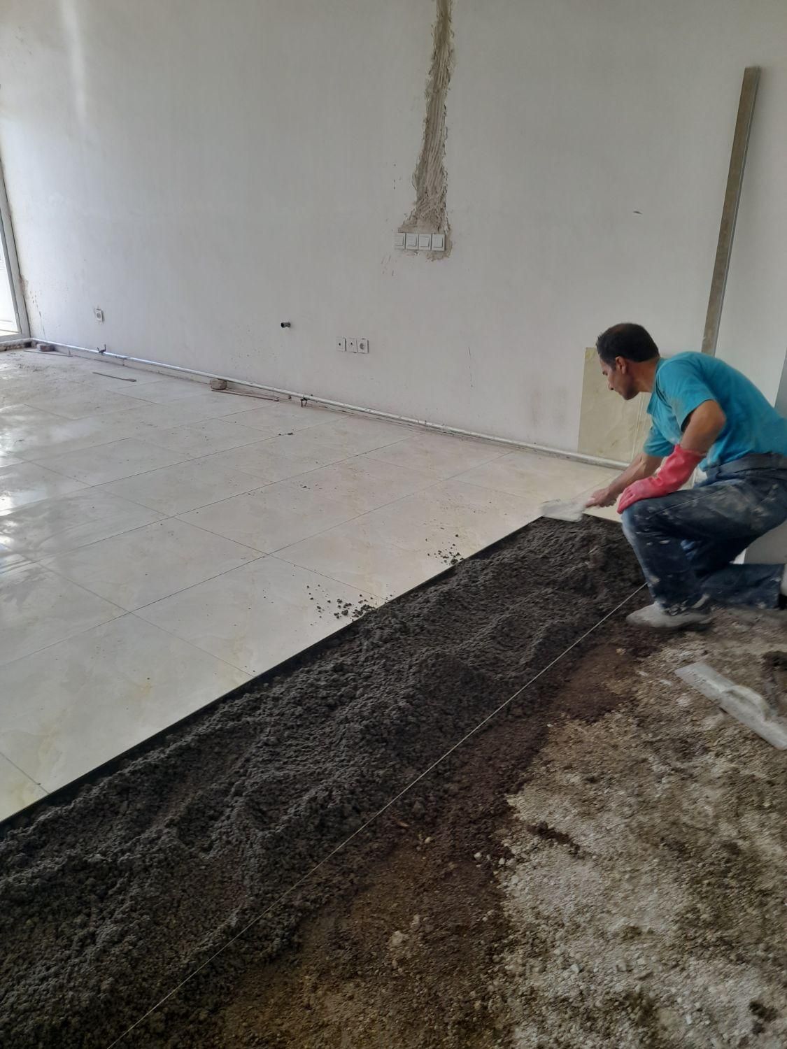 کاشی کاری سنگ آنتیک پله سرامیک تجربه ۲۵ سال|خدمات پیشه و مهارت|اردبیل, |دیوار