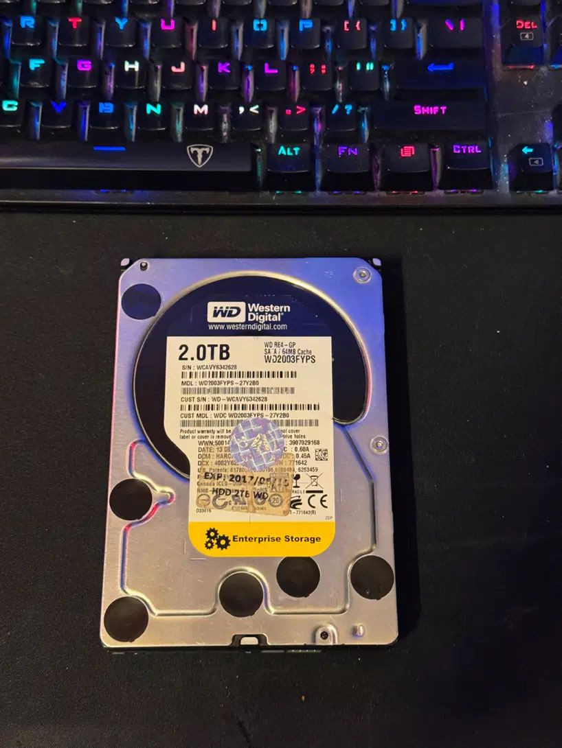 هارد ۲ ترابایت WD Black|قطعات و لوازم جانبی رایانه|کرج, اصفهانی‌ها|دیوار