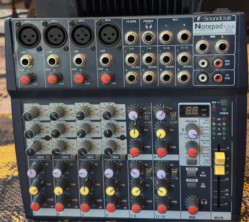 میکسر  fx 124soundcraft|سیستم صوتی خانگی|تهران, نیاوران|دیوار