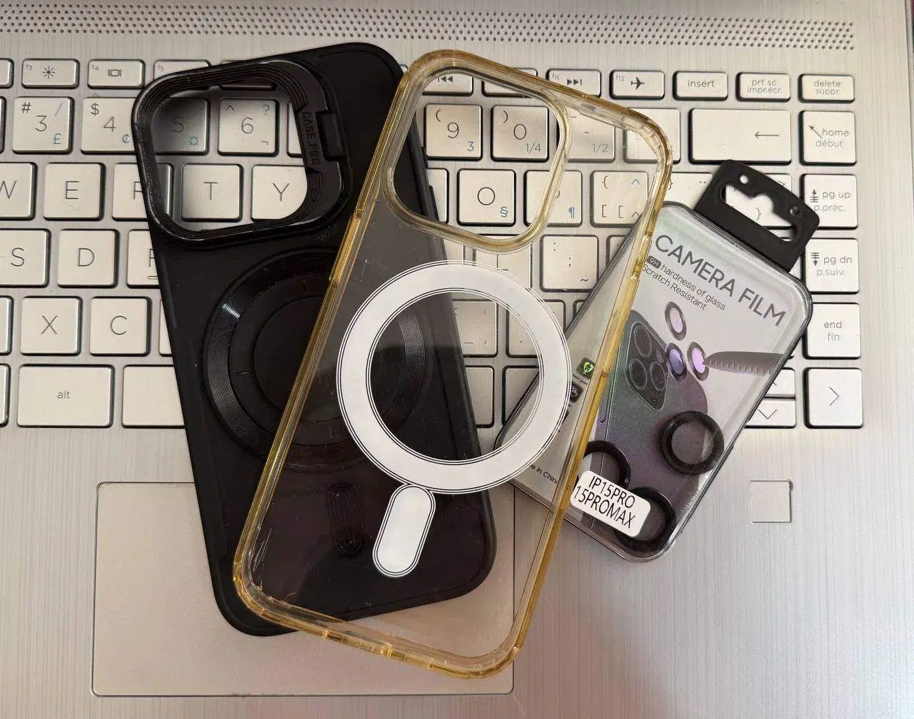 قاب iphone 15 pro با محافظ لنز و اپل ایدی|لوازم جانبی موبایل و تبلت|تهران, حسن‌آباد|دیوار