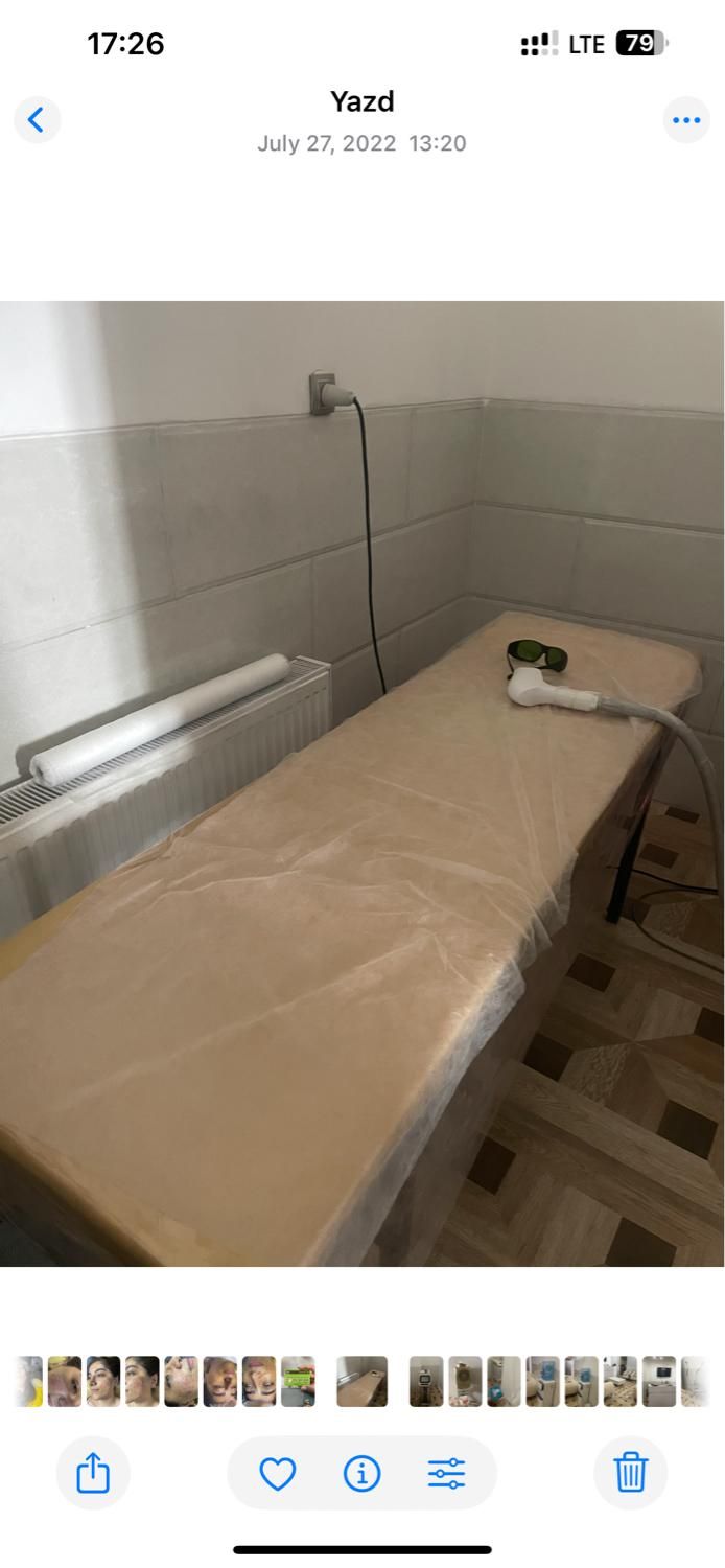 صندلی طرح برقی و تابوره و تخت معاینه|آرایشگاه و سالن‌های زیبایی|یزد, |دیوار