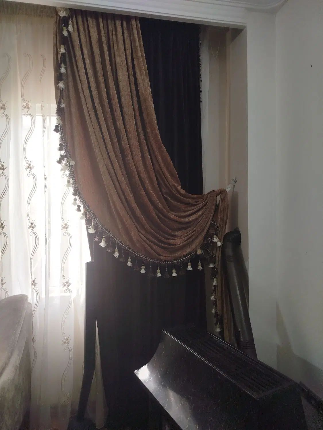 دستک پرده|پرده، رانر، رومیزی|مشهد, رسالت|دیوار