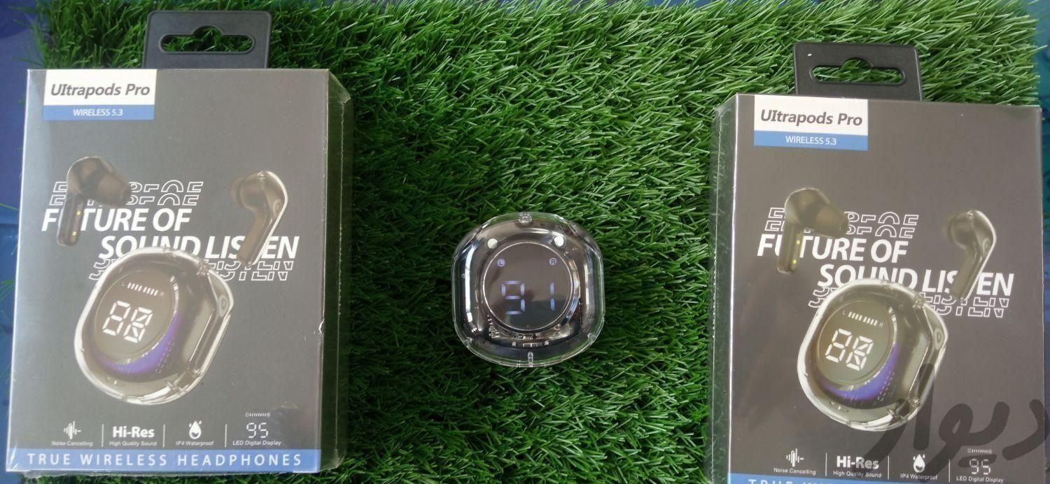 هندزفری بلوتوث شیشه ای د Ultra pods Pro درجه 1|لوازم جانبی موبایل و تبلت|مشهد, ایثارگران|دیوار