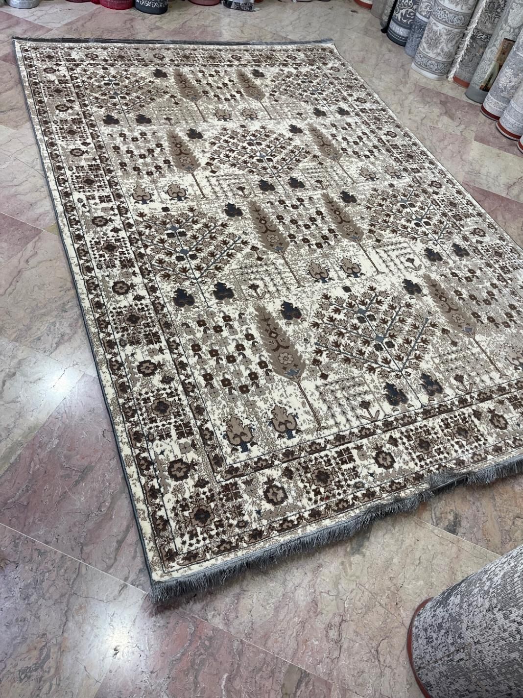 فرش نخ ترک ۷۰۰شانه تمام نخ|فرش|کرج, جهان‌شهر|دیوار