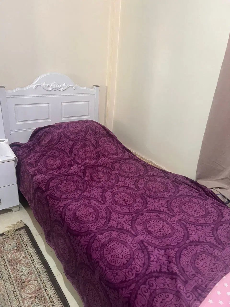 تخت عرض 90 بهمراه تشک|تخت و سرویس خواب|تهران, دژکام|دیوار