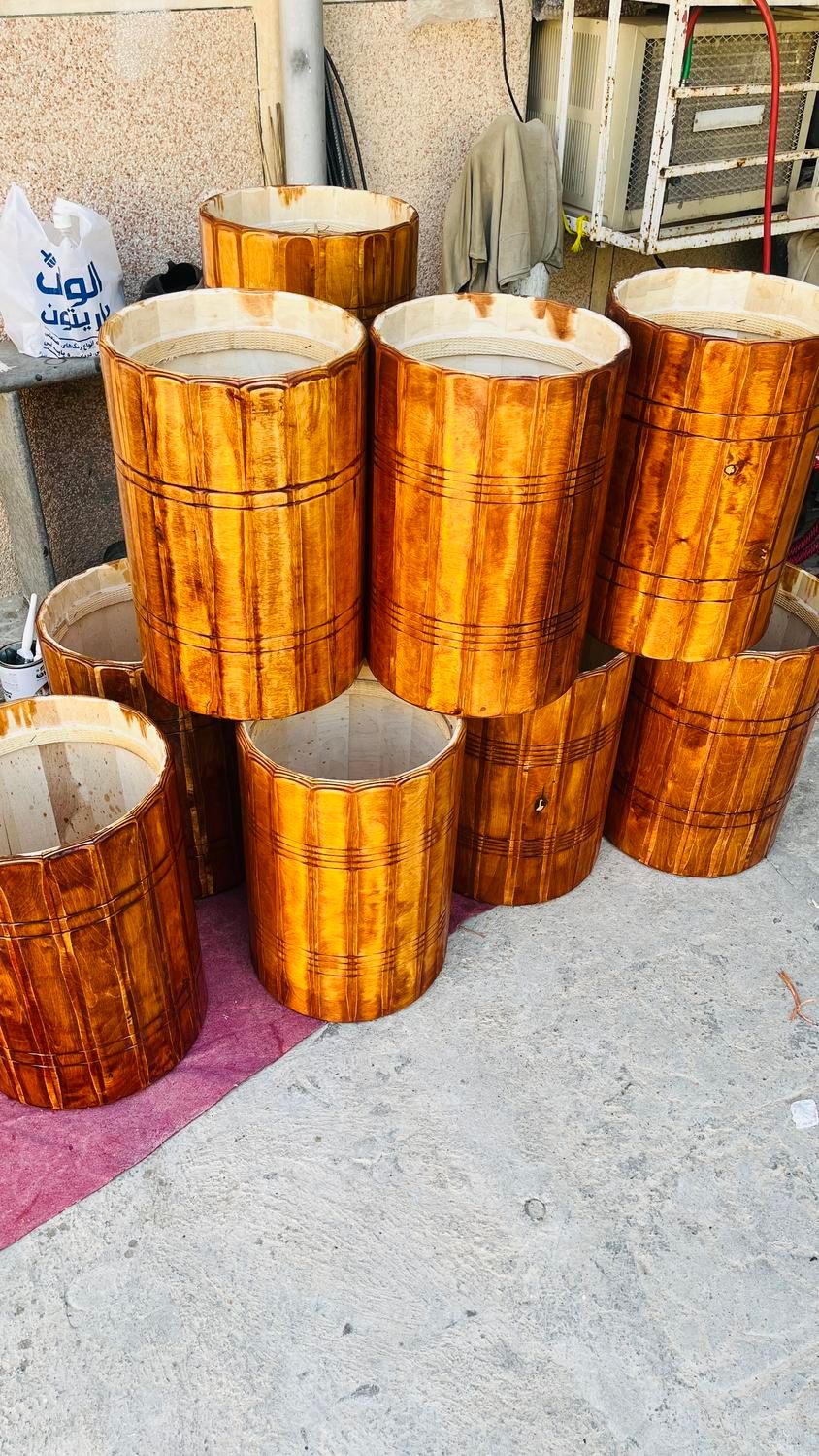 بدنه دمام چوبی و فلزی|درام و پرکاشن|بوشهر, |دیوار