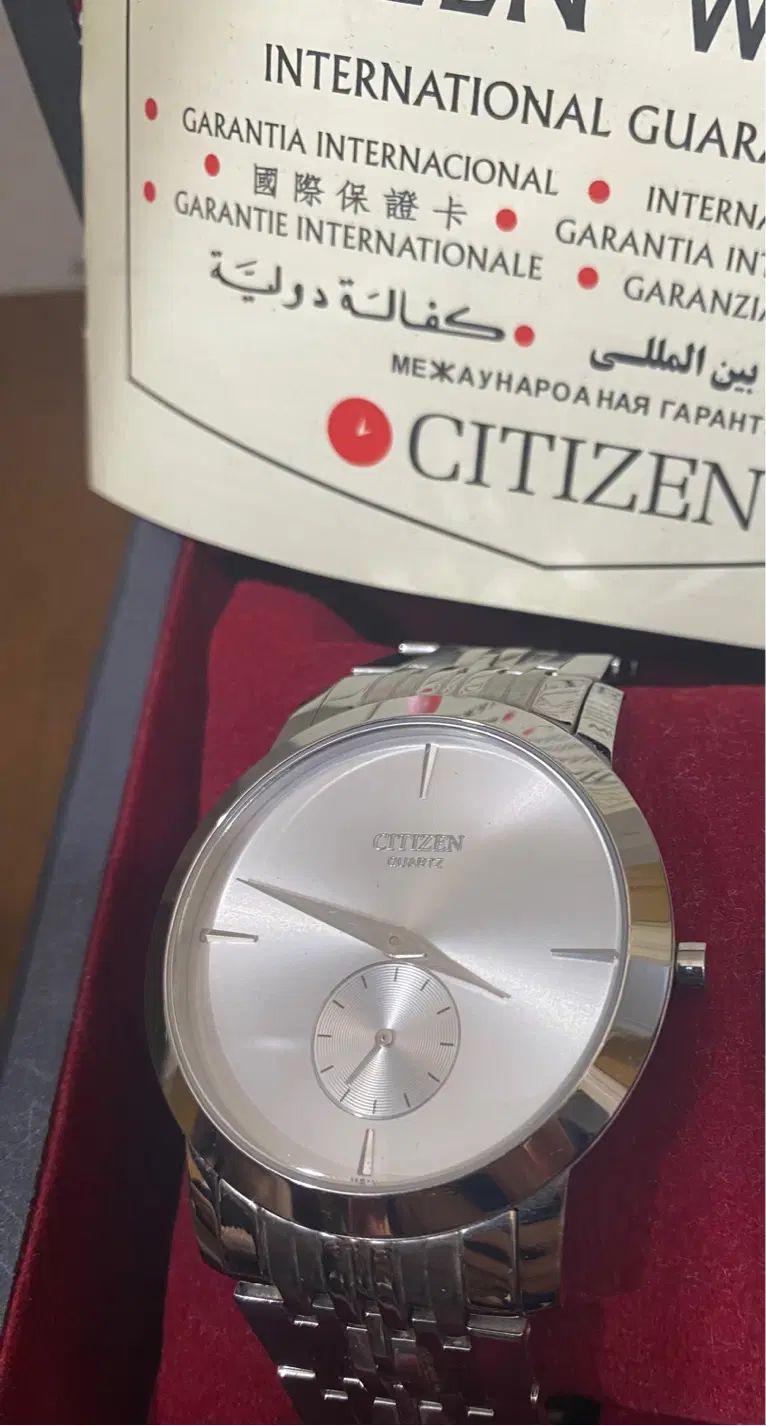 ساعت سیتیزن citizen مردانه اصل همراه با شناسنامه|ساعت|رشت, گلسار|دیوار