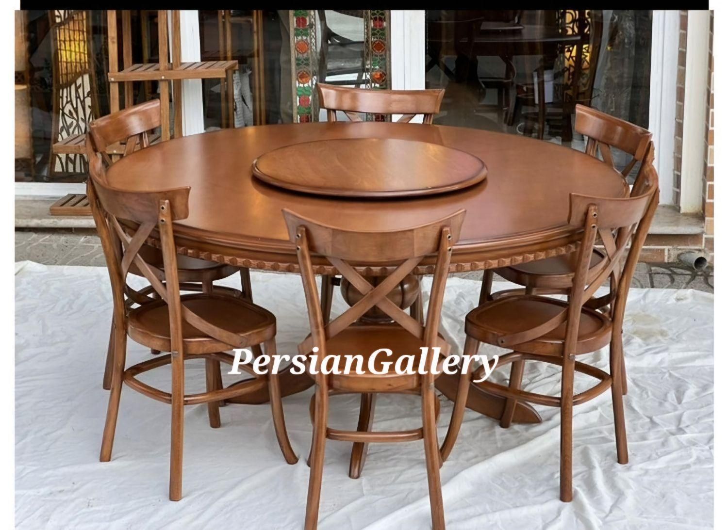 مارتیس کلاسیک میز ناهار خوری فروندا|میز و صندلی غذاخوری|تهران, چهارصد دستگاه|دیوار