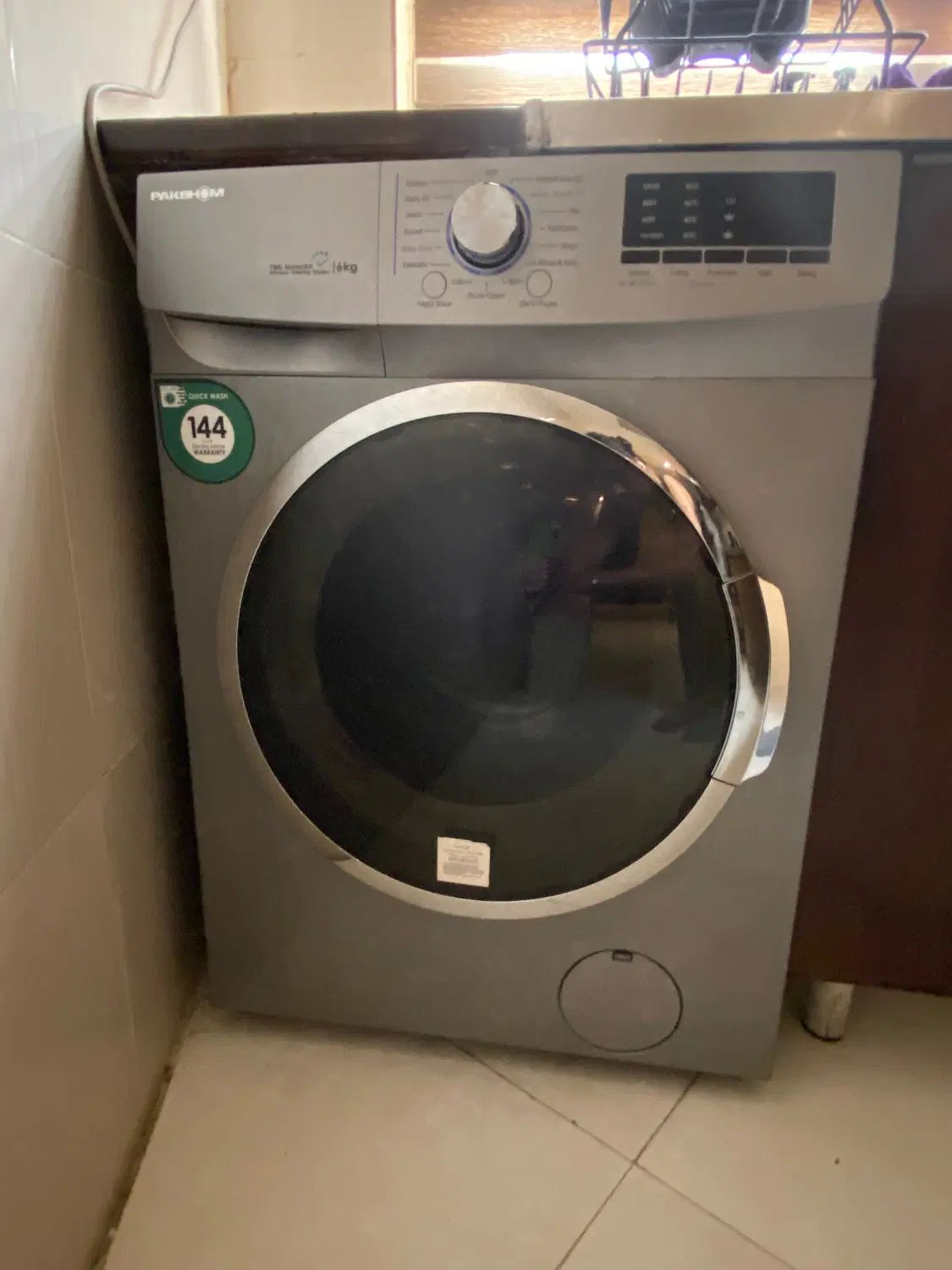 ماشین لباسشویی پاکشوما 6 کیلویی مدل TFU-66100|ماشین لباسشویی و خشک‌کن لباس|تهران, اقدسیه|دیوار
