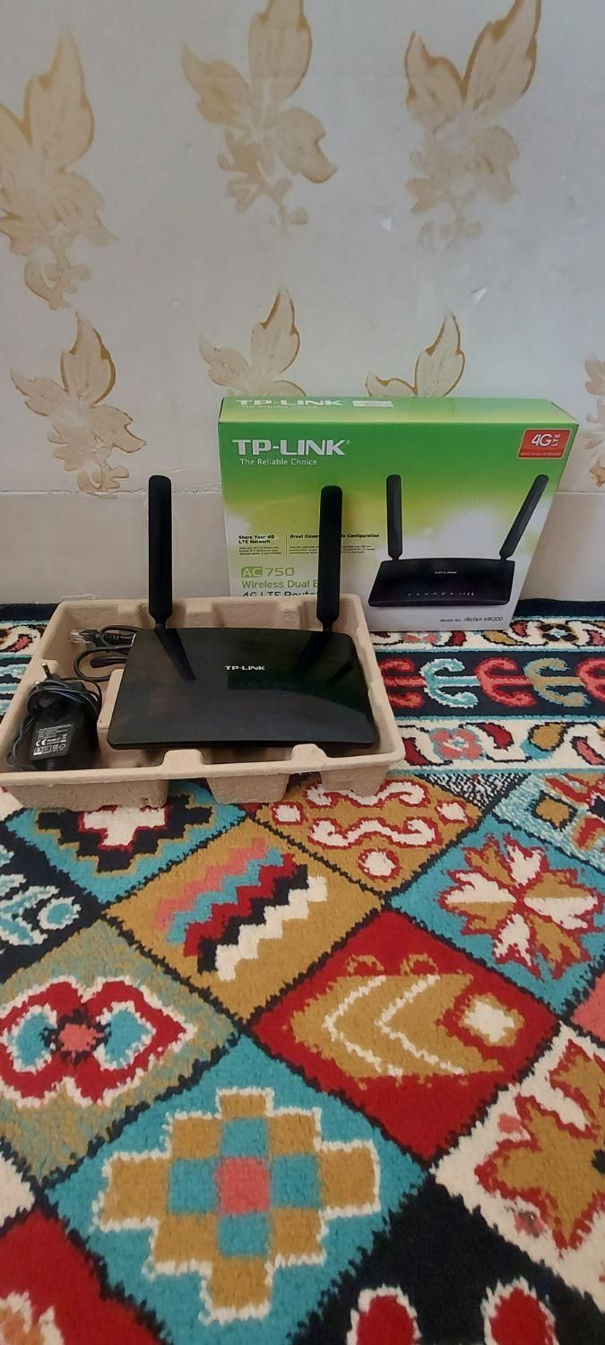مودم سیم کارتی TP-LINK MR200 آنلاک کاملا نو|مودم و تجهیزات شبکه|جوانرود, |دیوار