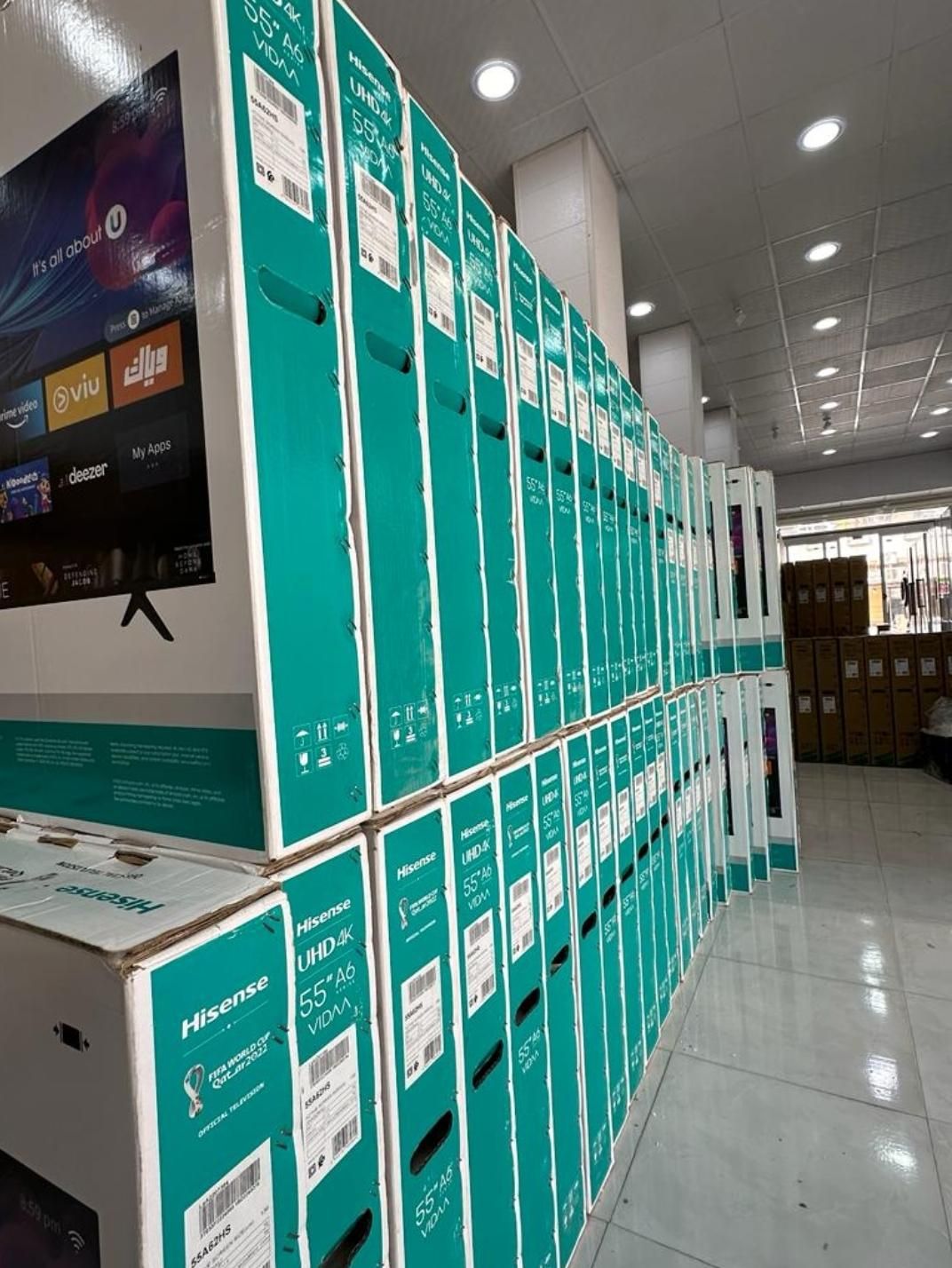 تلویزیون ال ای دی فول۳۲تا۱۰۰اینچ هایسنس|تلویزیون و پروژکتور|اهواز, سپیدار|دیوار