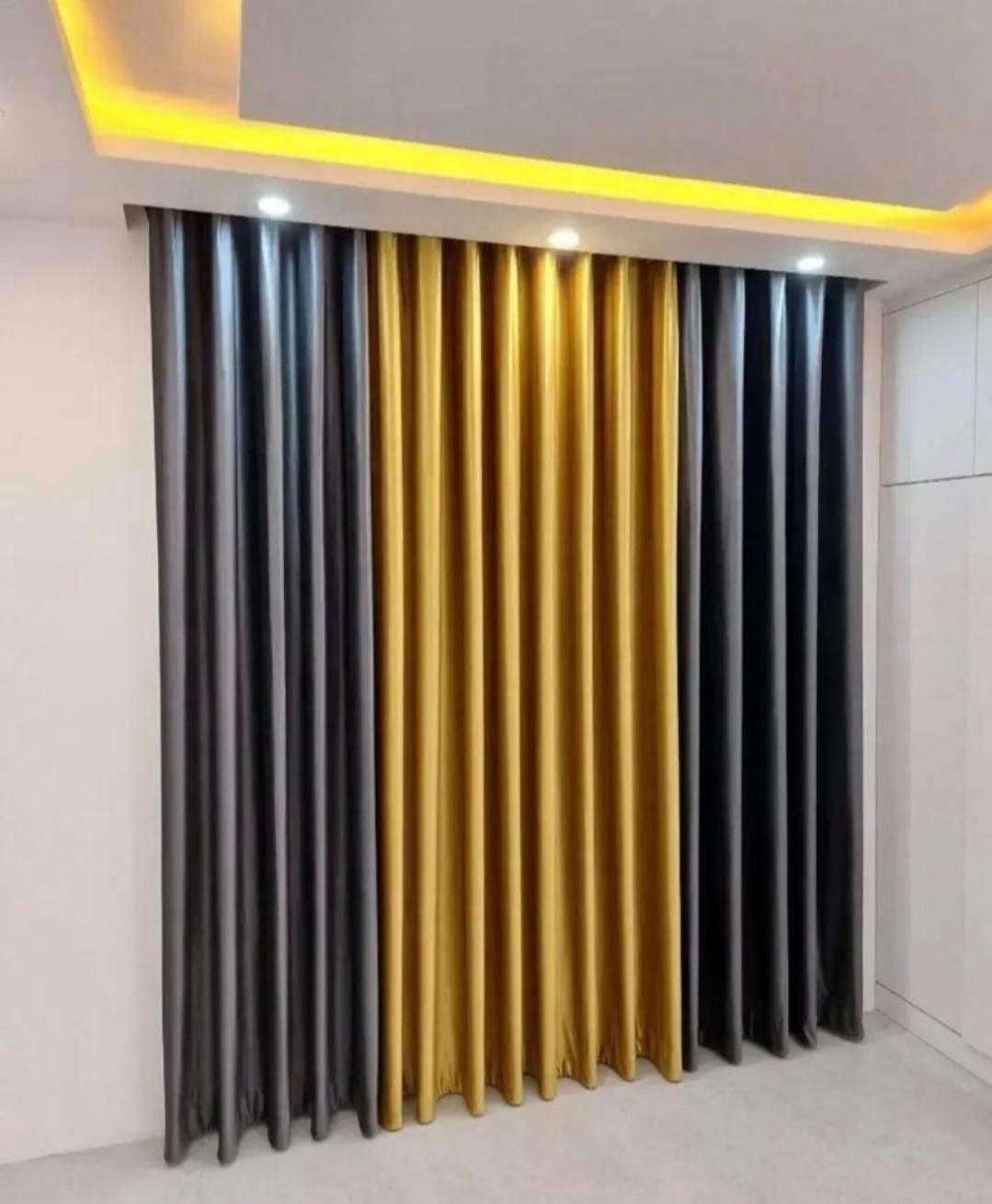 پرده پذیرایی پانچ طرح دامون|پرده، رانر، رومیزی|مشهد, الهیه|دیوار