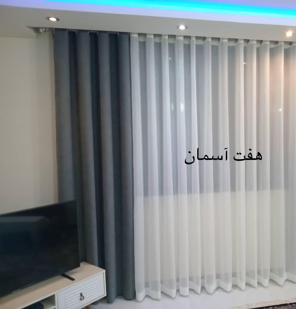 پرده حریر ساده و مخمل طبق عکس فقط ۱،۷۰۰پهنا ۳متر|پرده، رانر، رومیزی|اصفهان, مولوی|دیوار