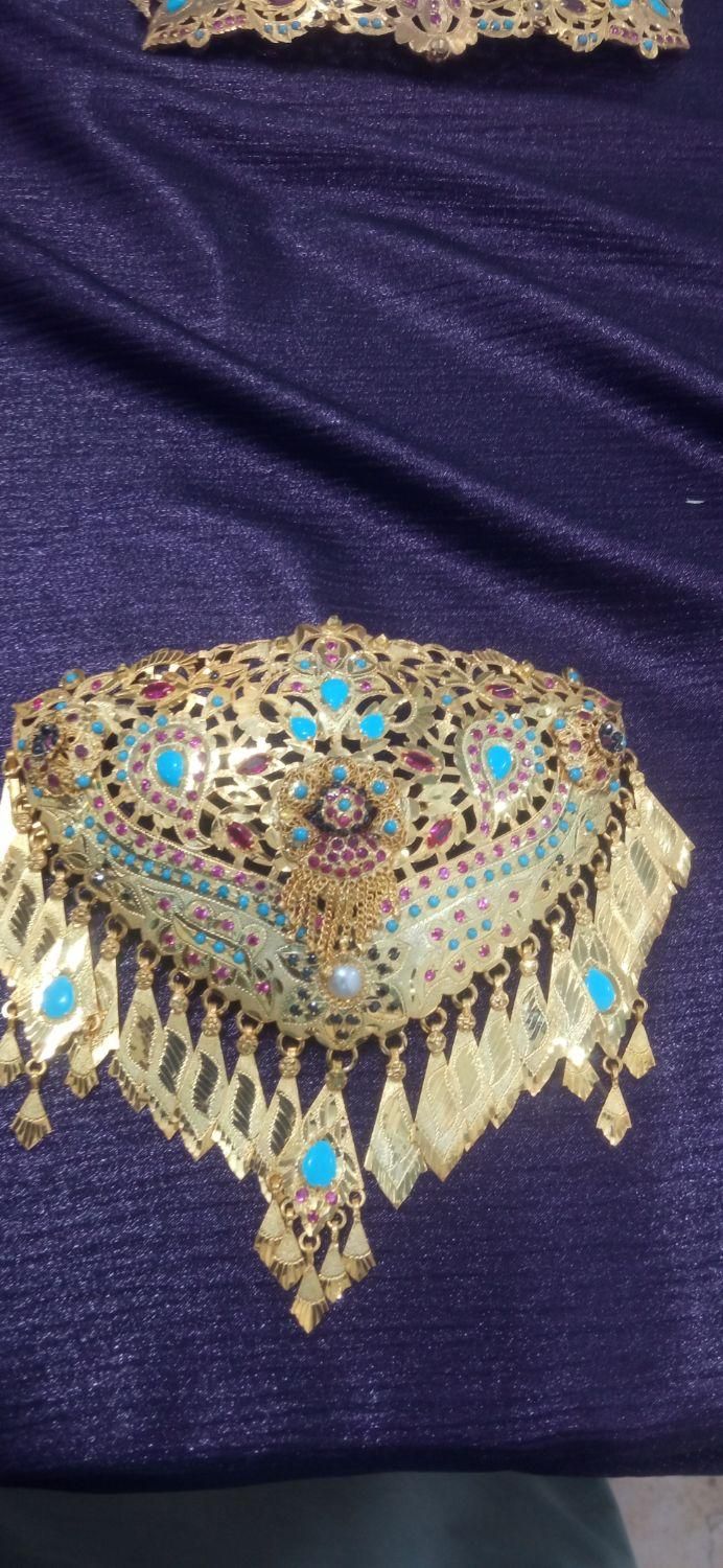 سنجاق نقر رو پوش طلا|بدلیجات|سراوان, |دیوار